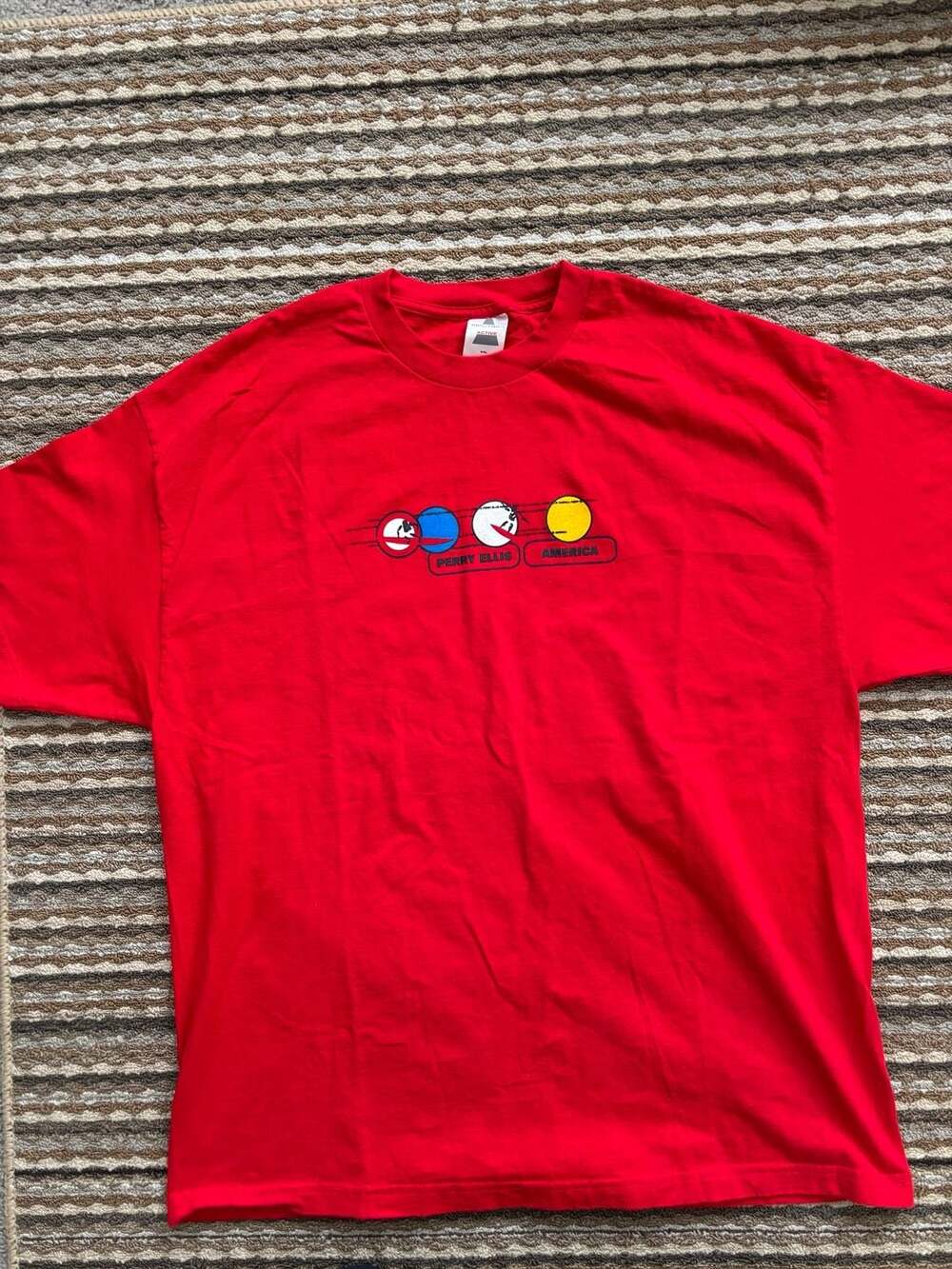 Vintage Perry Ellis America Active Graphic T-Shirt